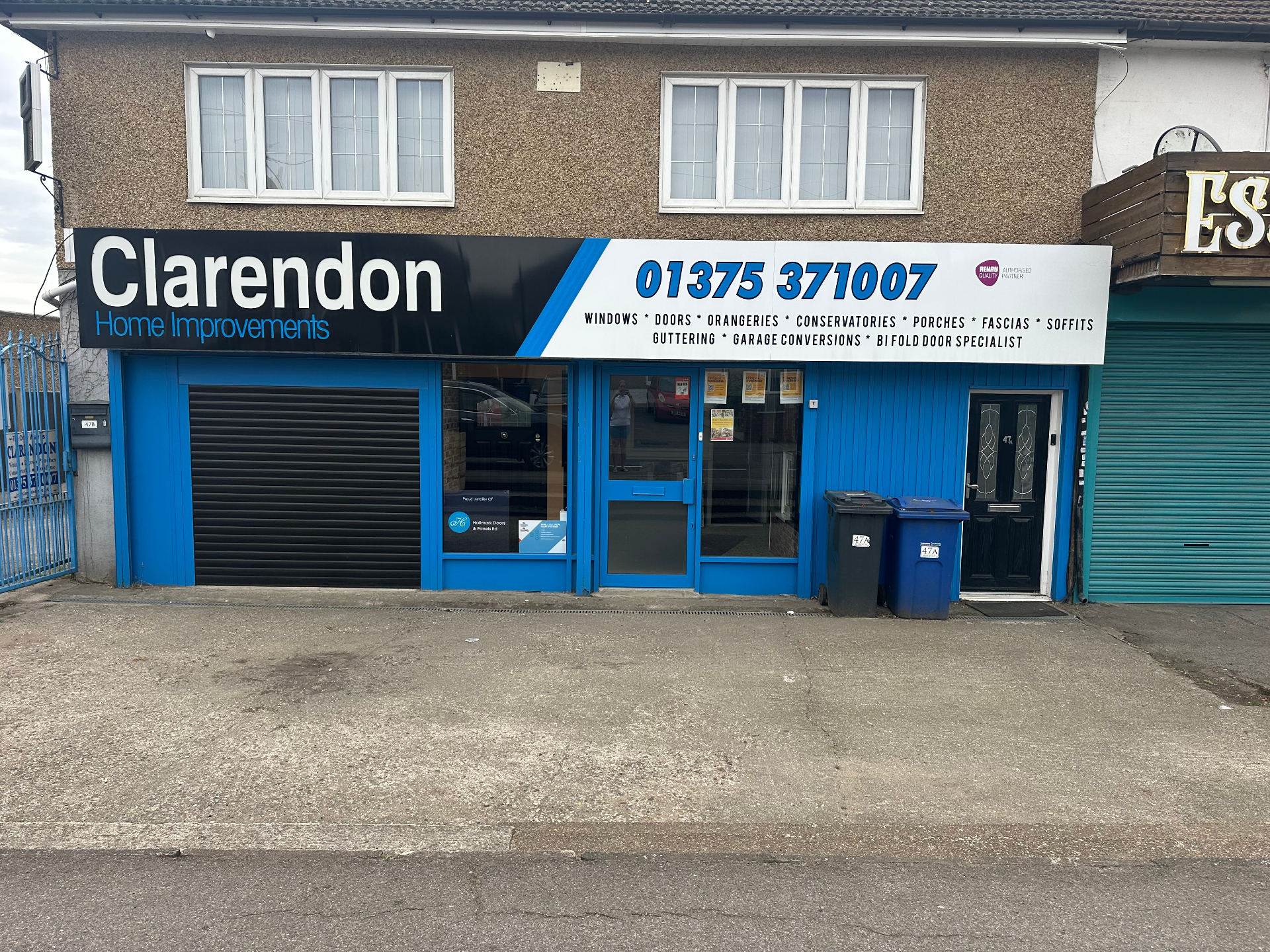 Clarendon Home Improvements office at 45-47 Riverview, Chadwell St Mary, Grays