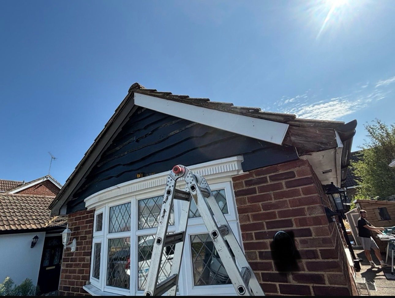 After — new fascias, soffits and guttering