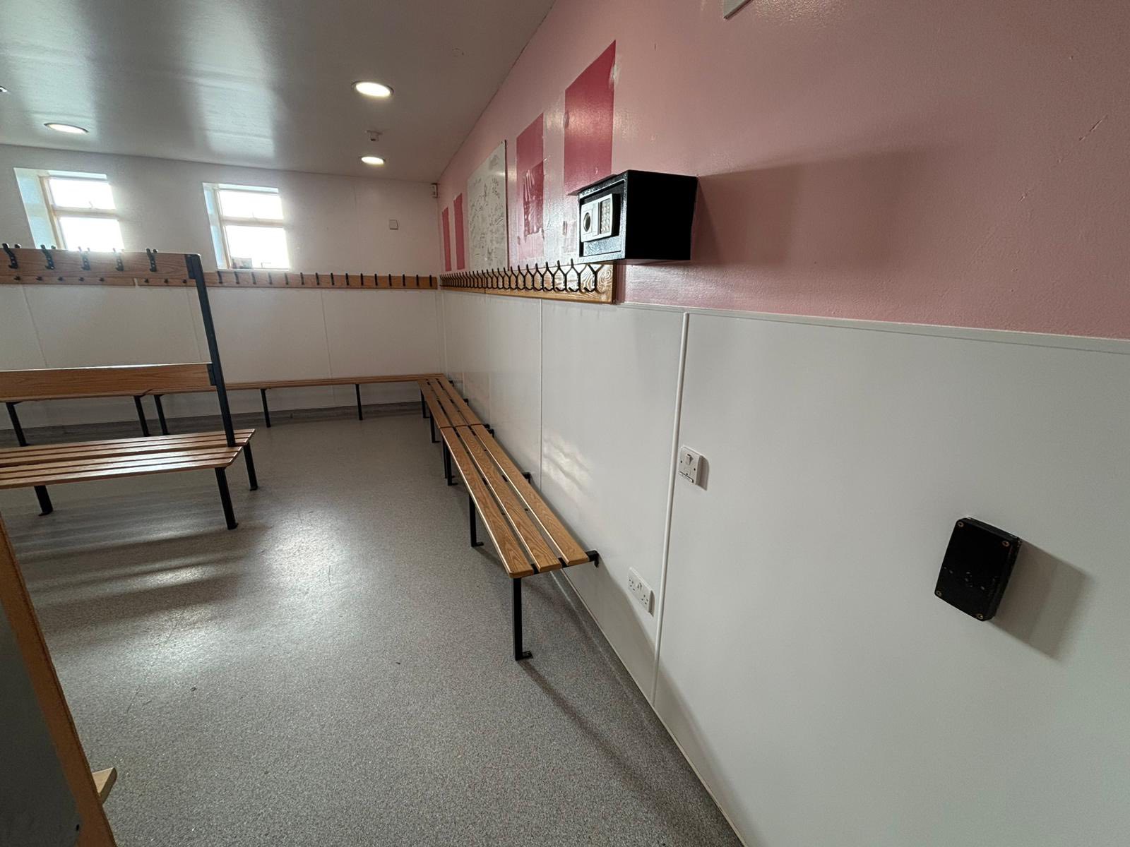 Commercial windows in a school hall