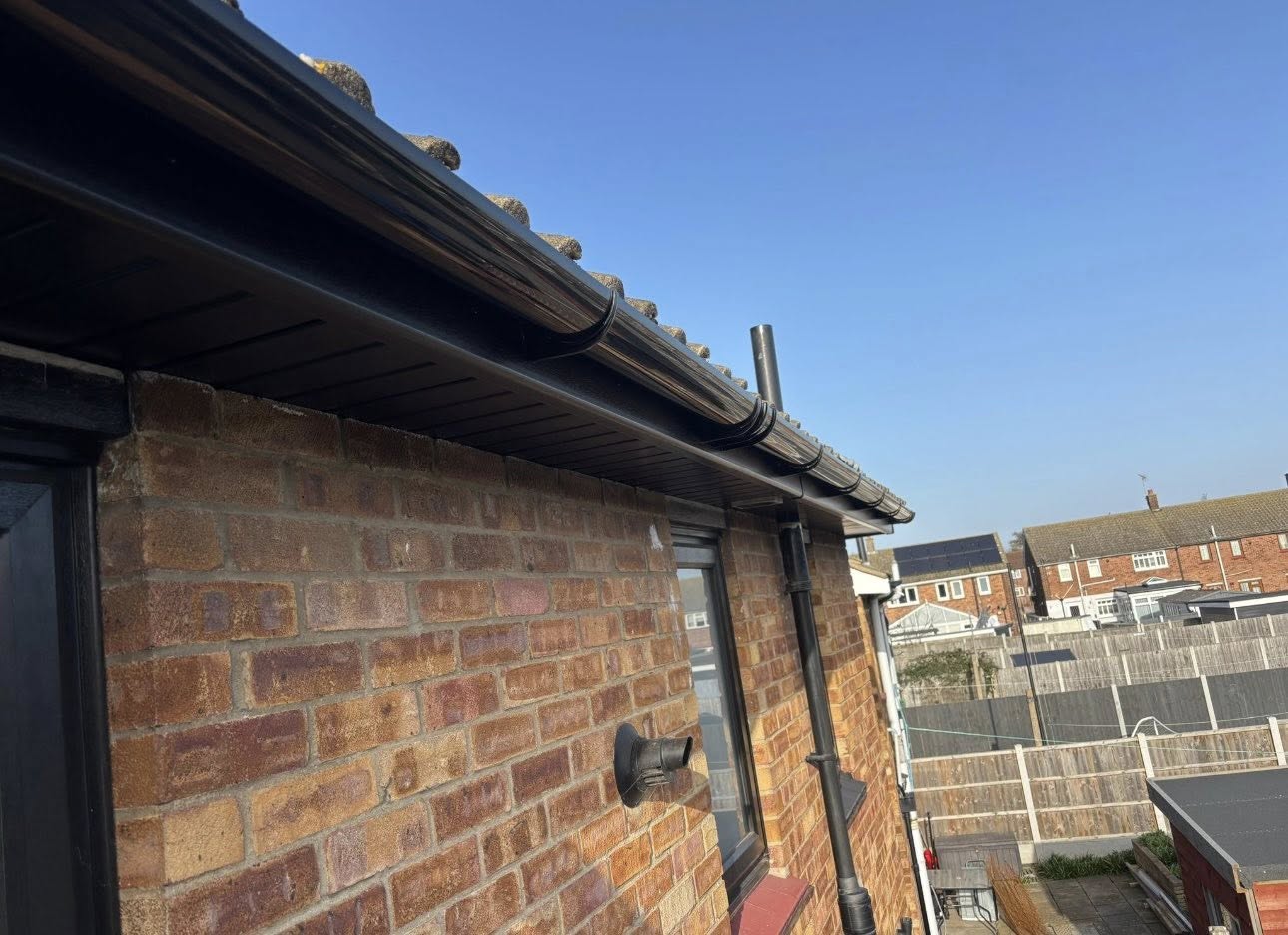 Roofline replacement, side elevation