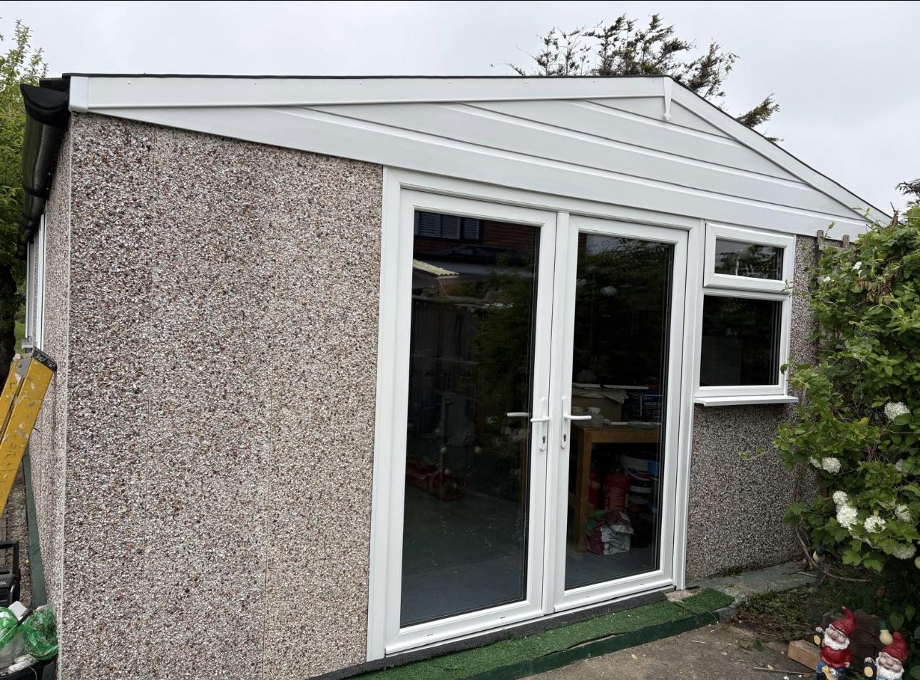 New front doors — after