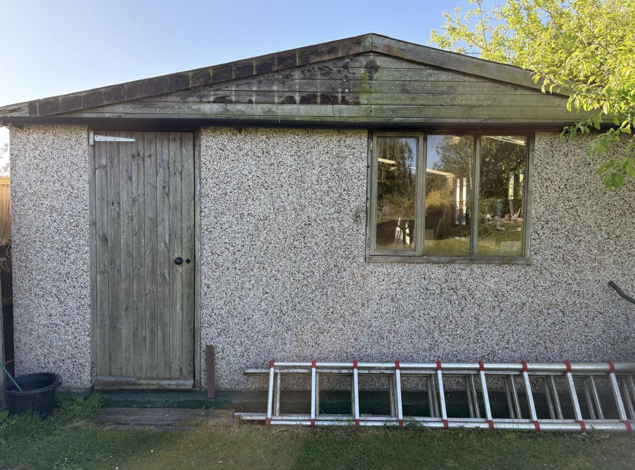 New front doors — before