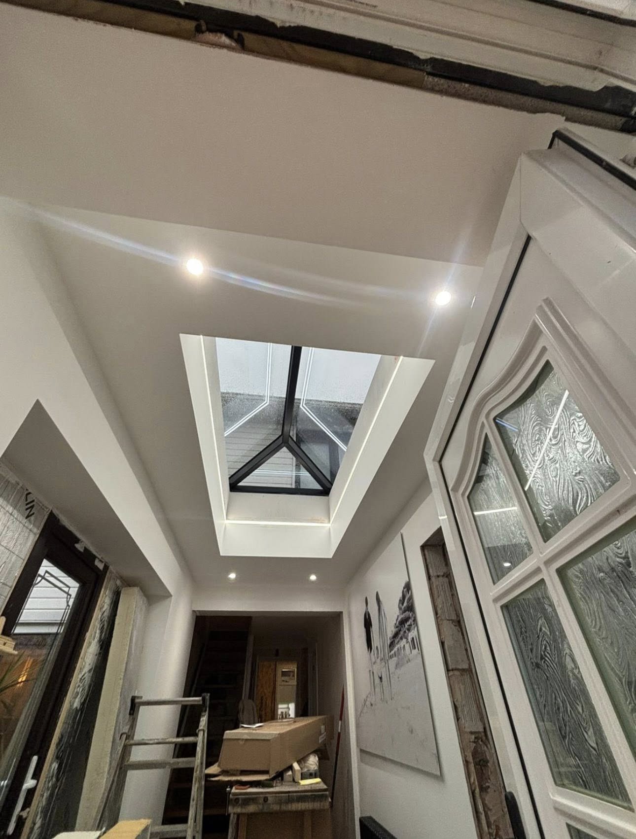 Kitchen extension with feature lantern