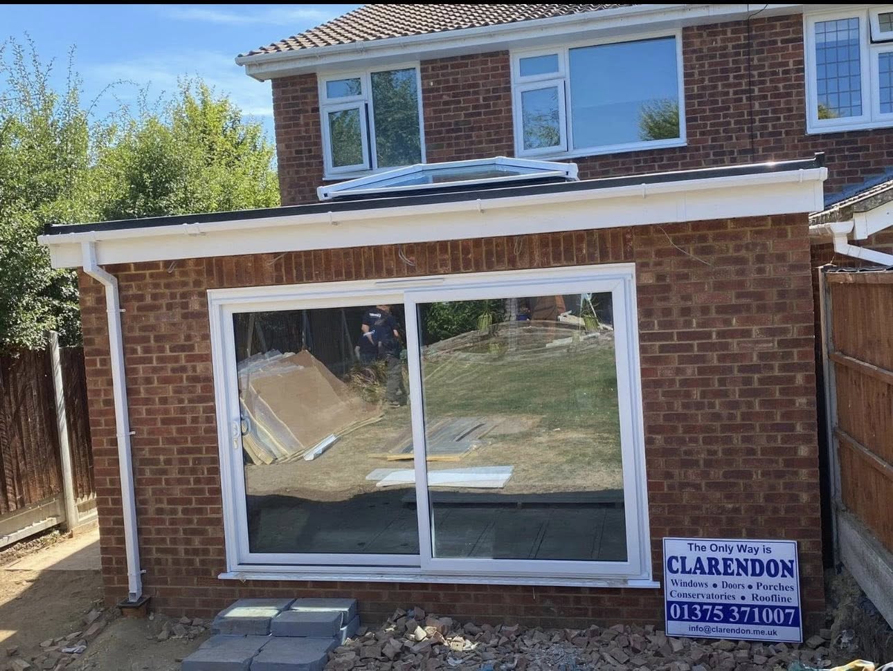 Single-storey rear extension