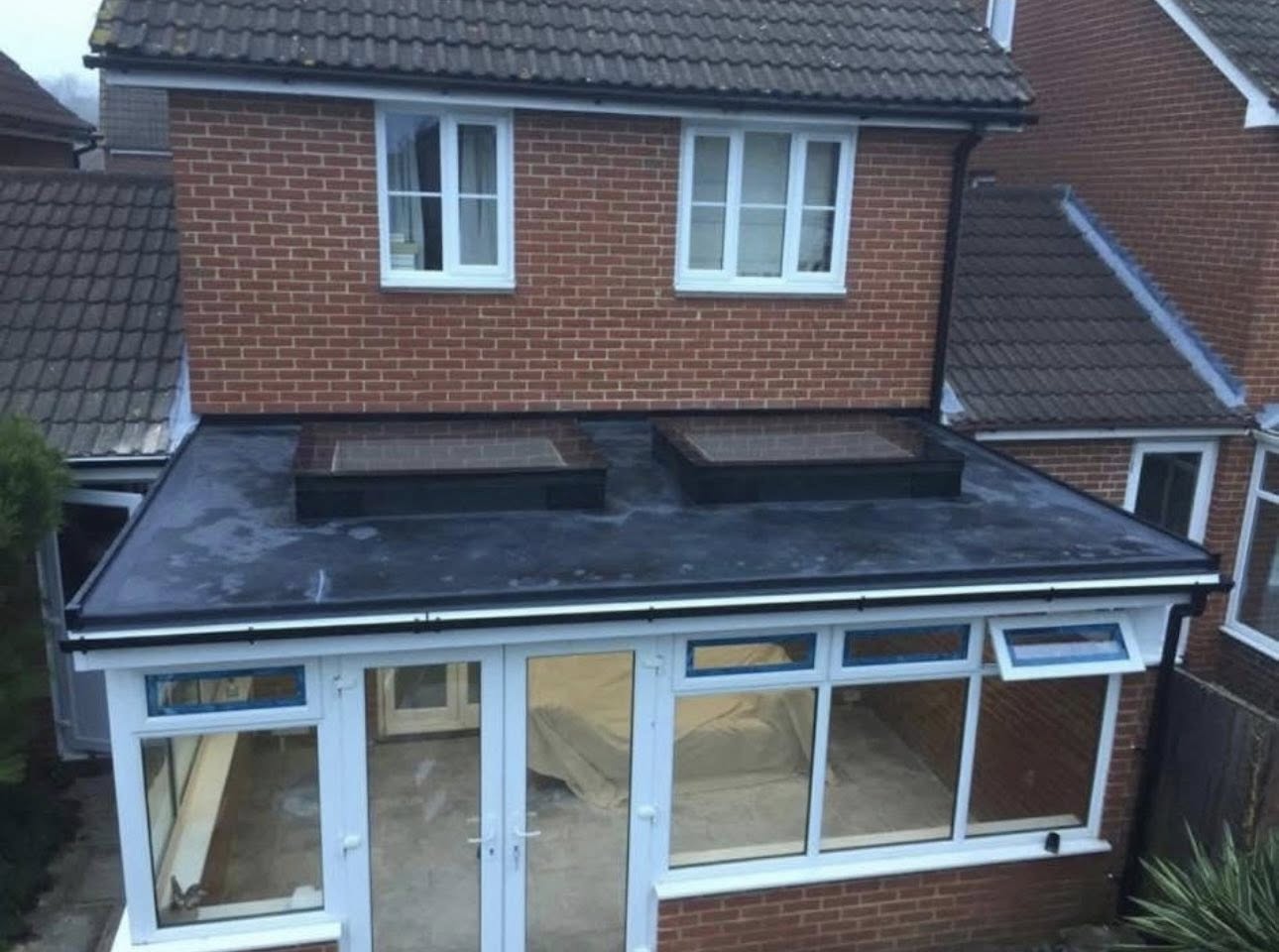 Double-storey rear extension